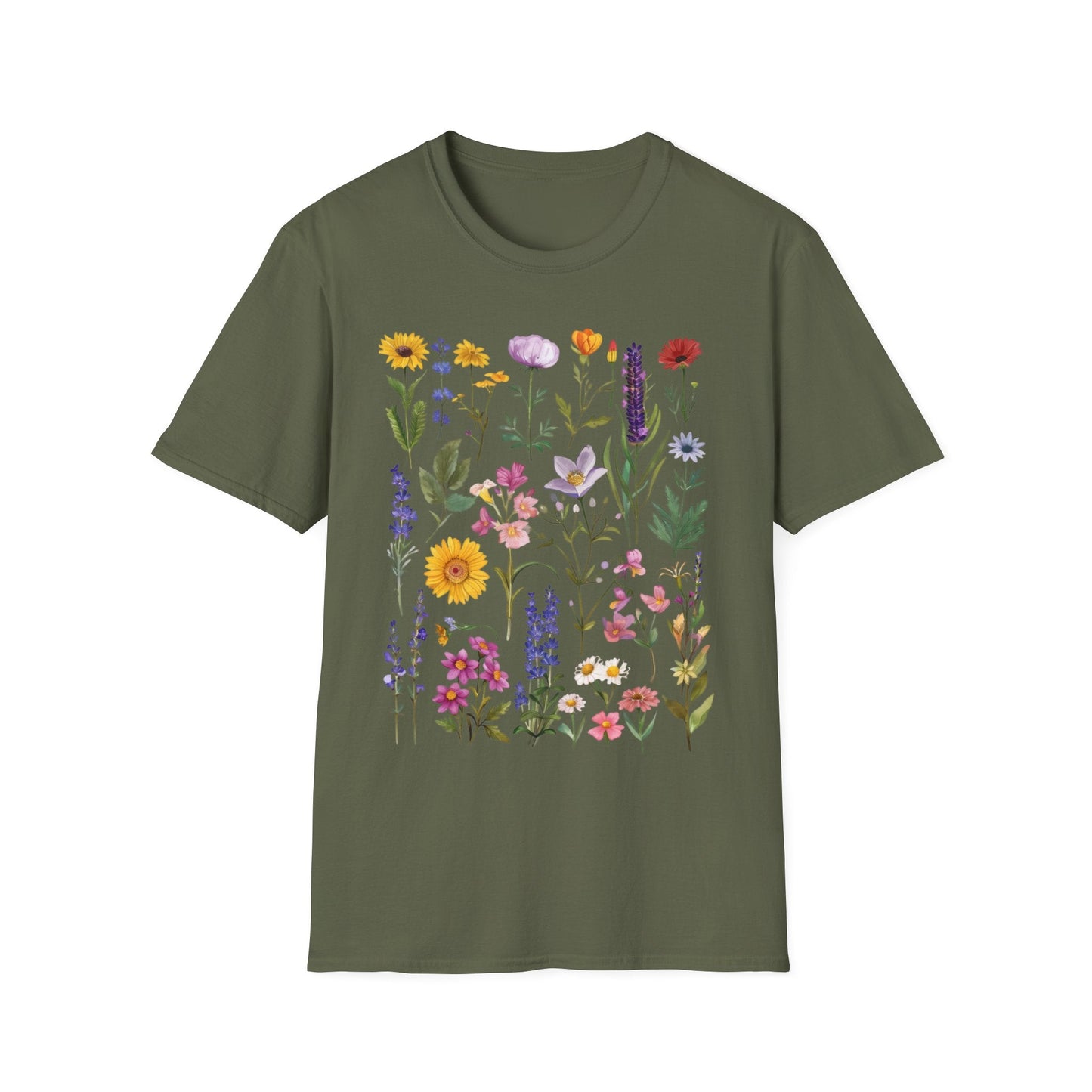 Vibrant Flower Collection T-Shirt