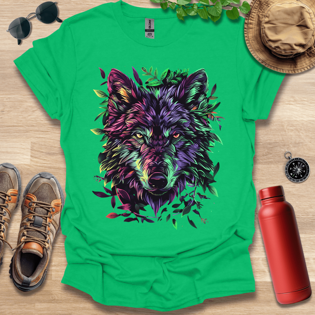 Mystic Leaf Wolf T-Shirt