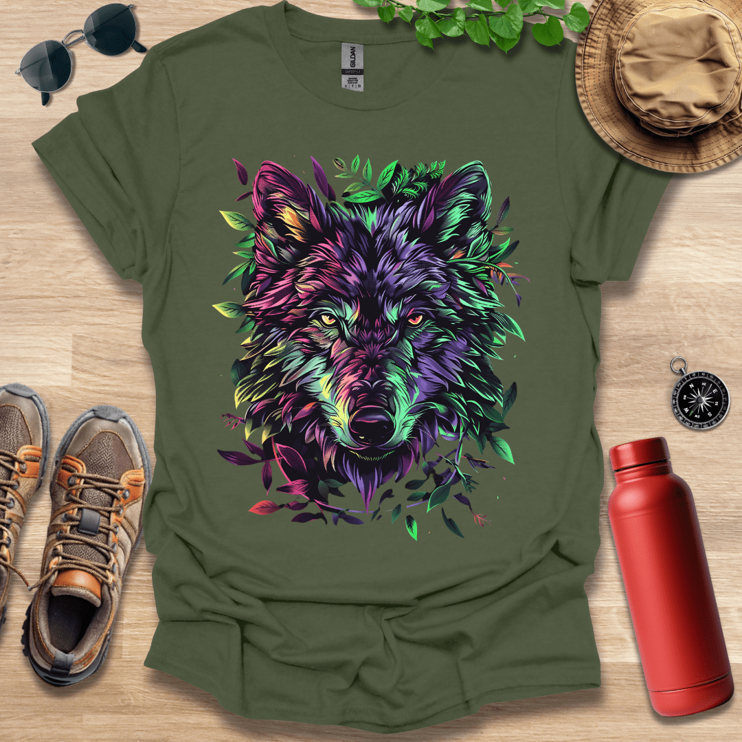 Mystic Leaf Wolf T-Shirt