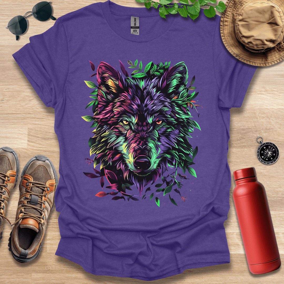 Mystic Leaf Wolf T-Shirt