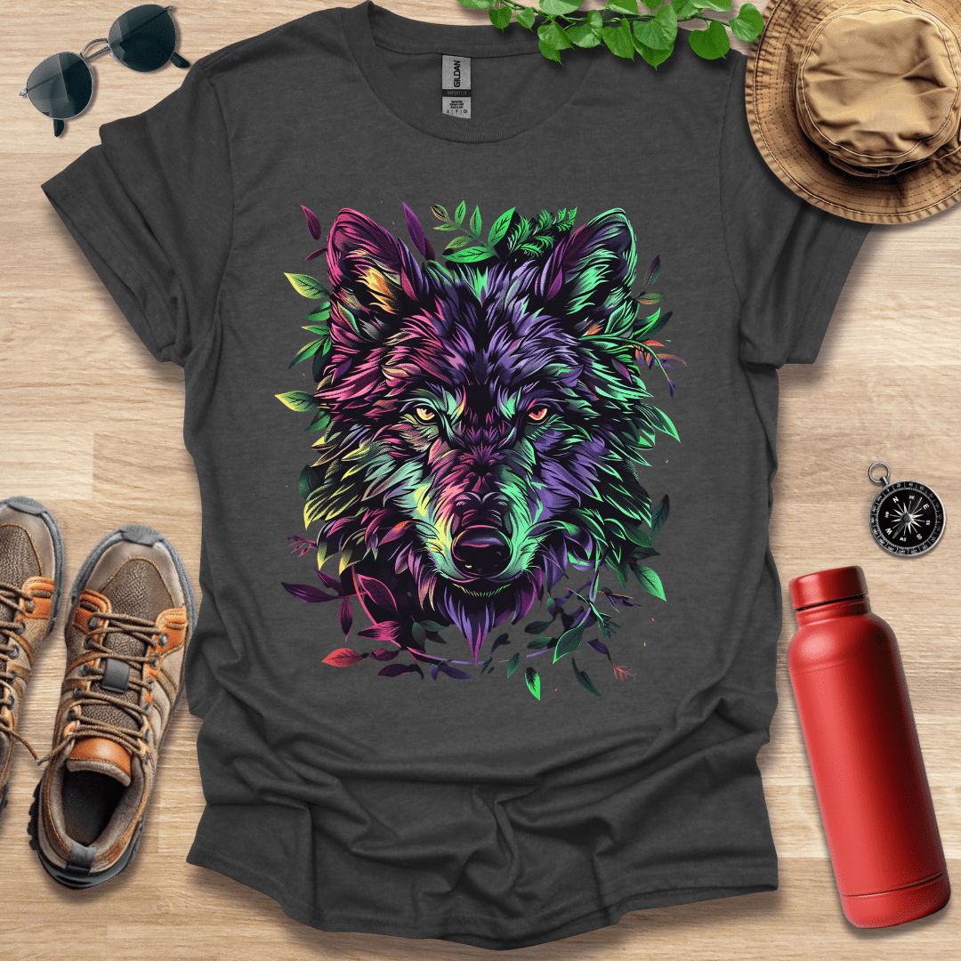 Mystic Leaf Wolf T-Shirt