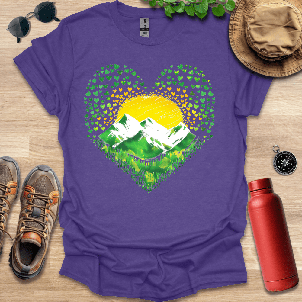 Green Heart Peaks T-Shirt