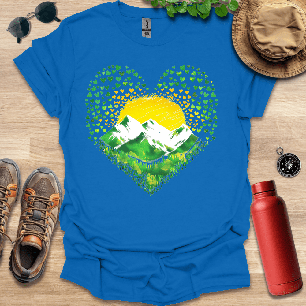 Green Heart Peaks T-Shirt