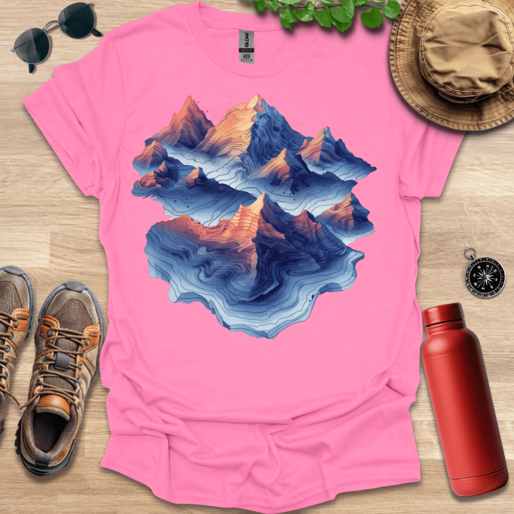 Topographic Peaks T-Shirt