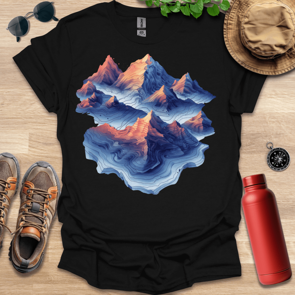 Topographic Peaks T-Shirt