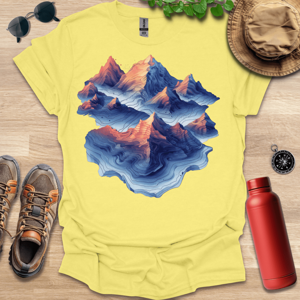 Topographic Peaks T-Shirt