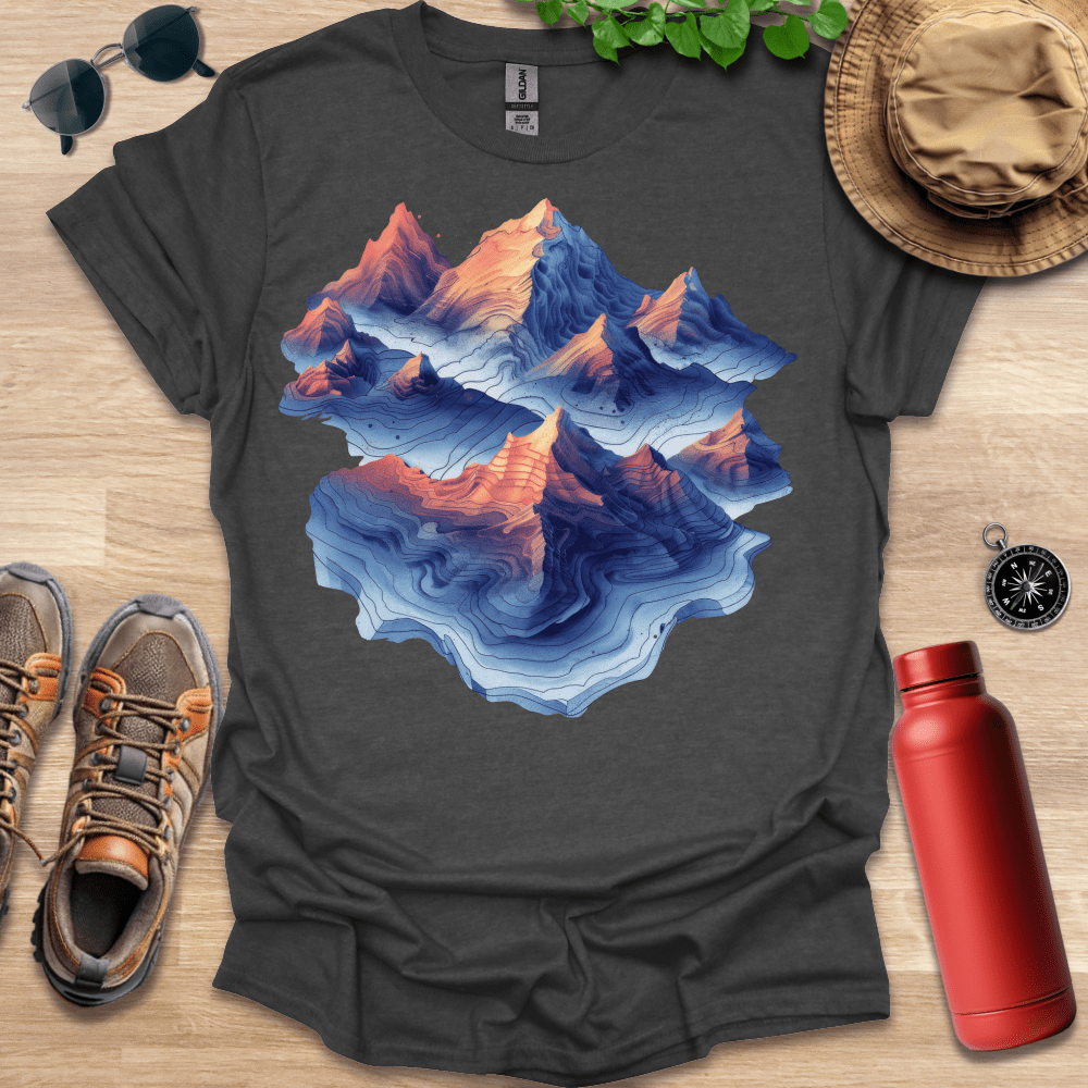 Topographic Peaks T-Shirt