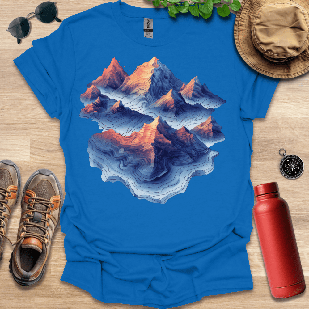 Topographic Peaks T-Shirt