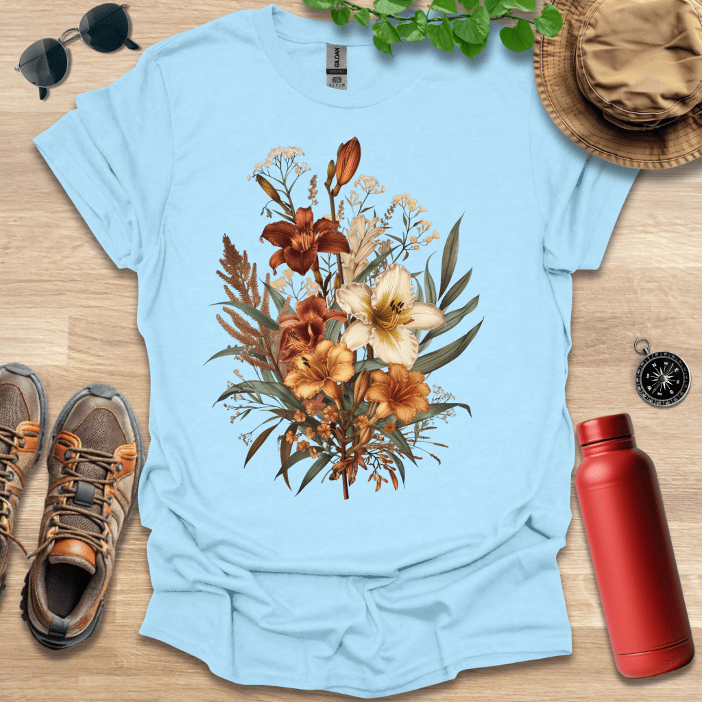 Vibrant Daylily Display T-Shirt