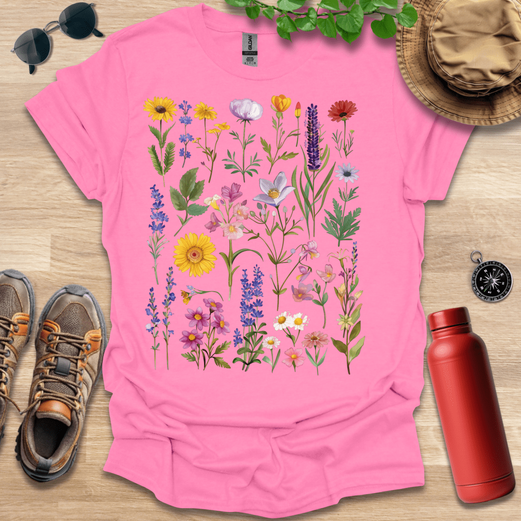 Vibrant Flower Collection T-Shirt