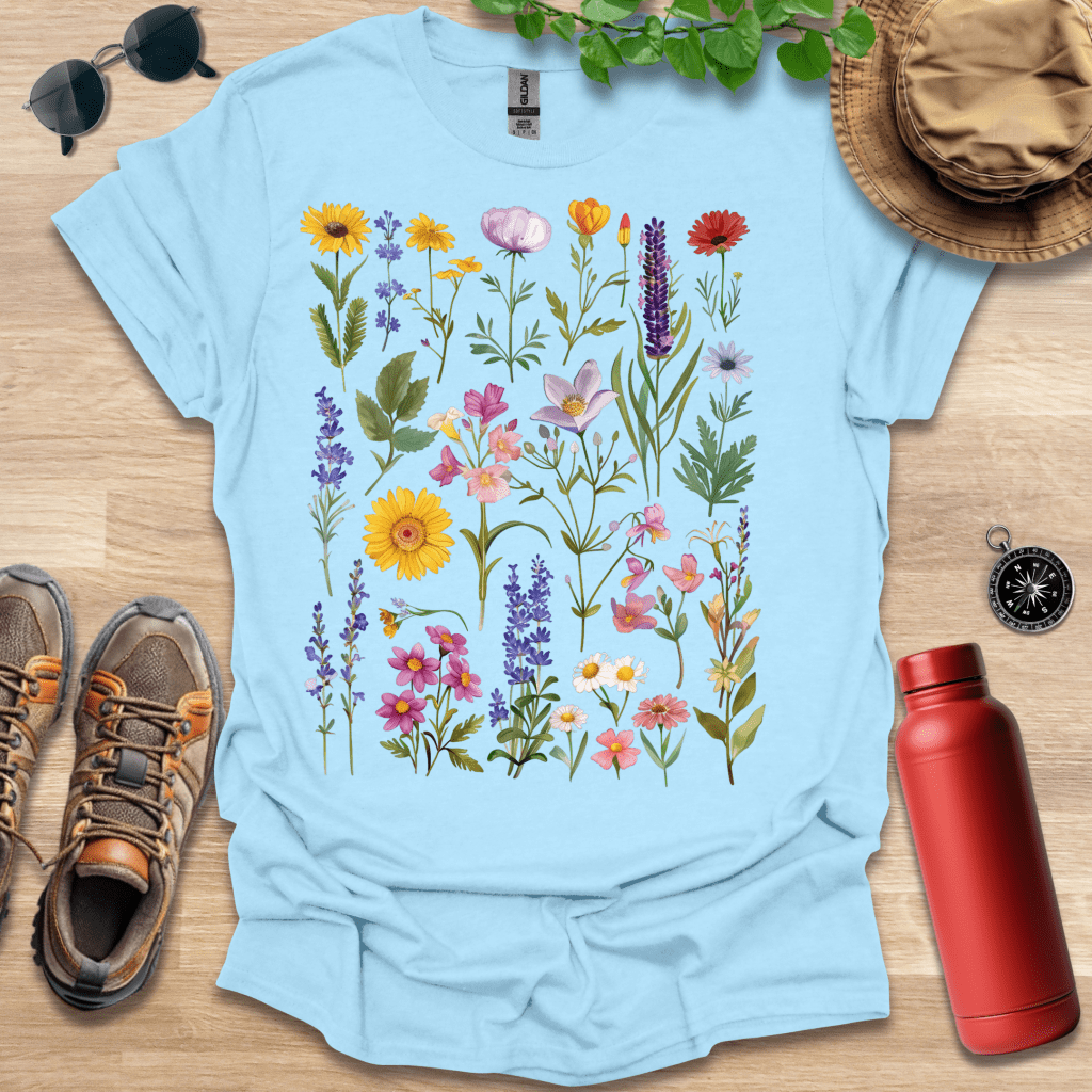 Vibrant Flower Collection T-Shirt