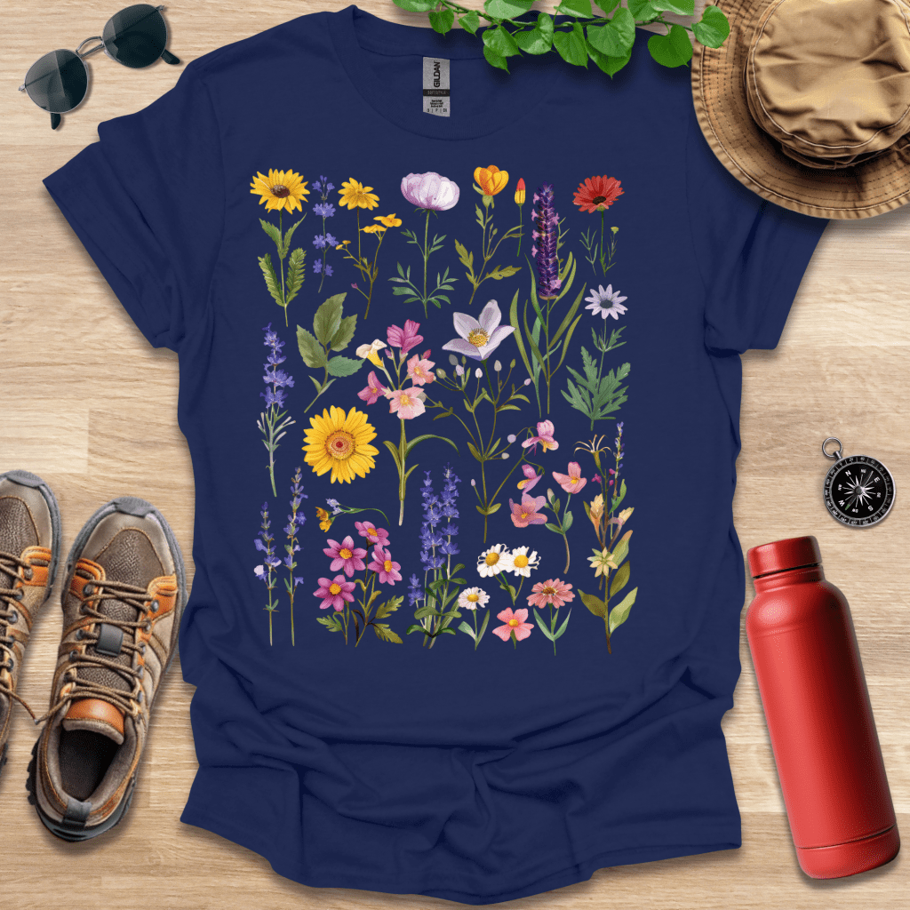 Vibrant Flower Collection T-Shirt