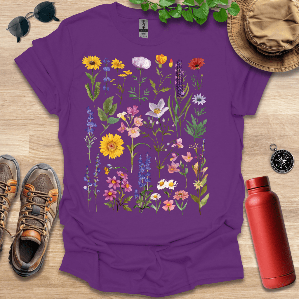 Vibrant Flower Collection T-Shirt