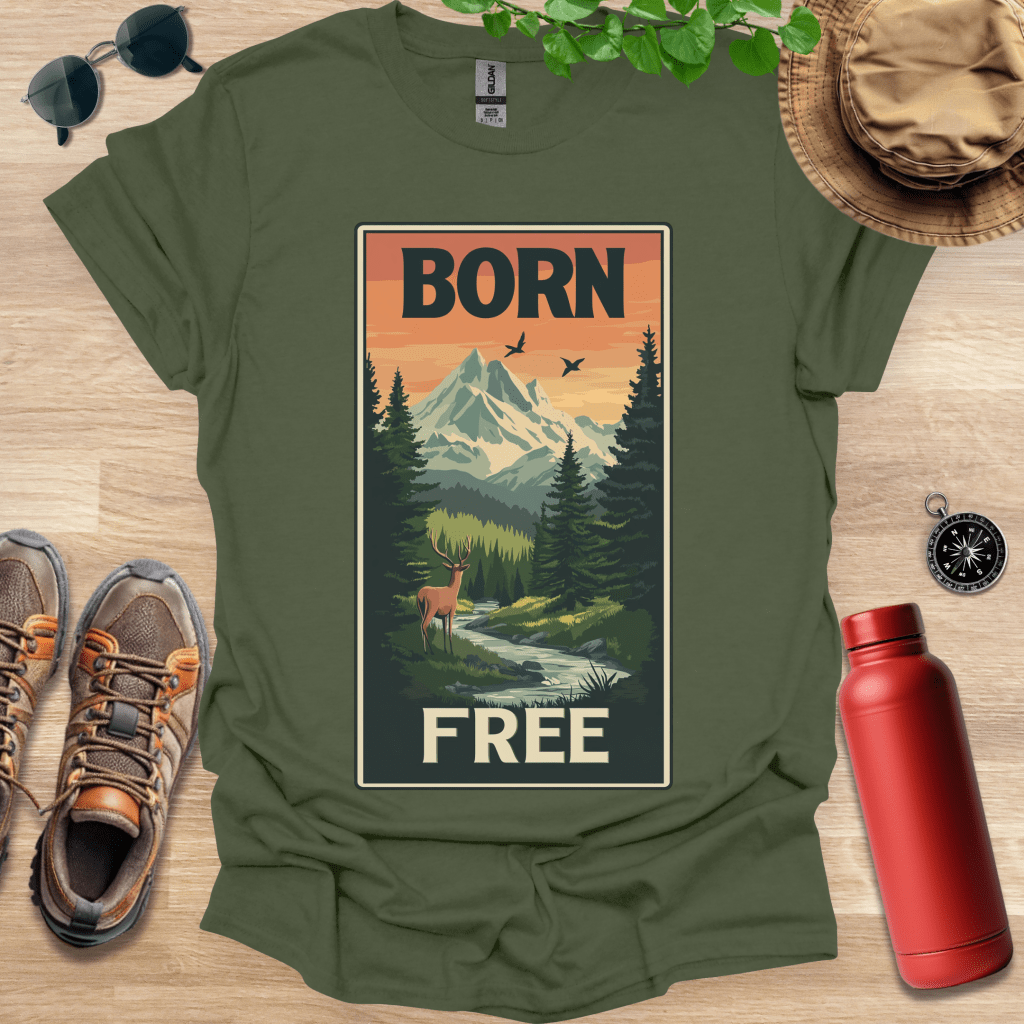 Born Free Badge T-Shirt