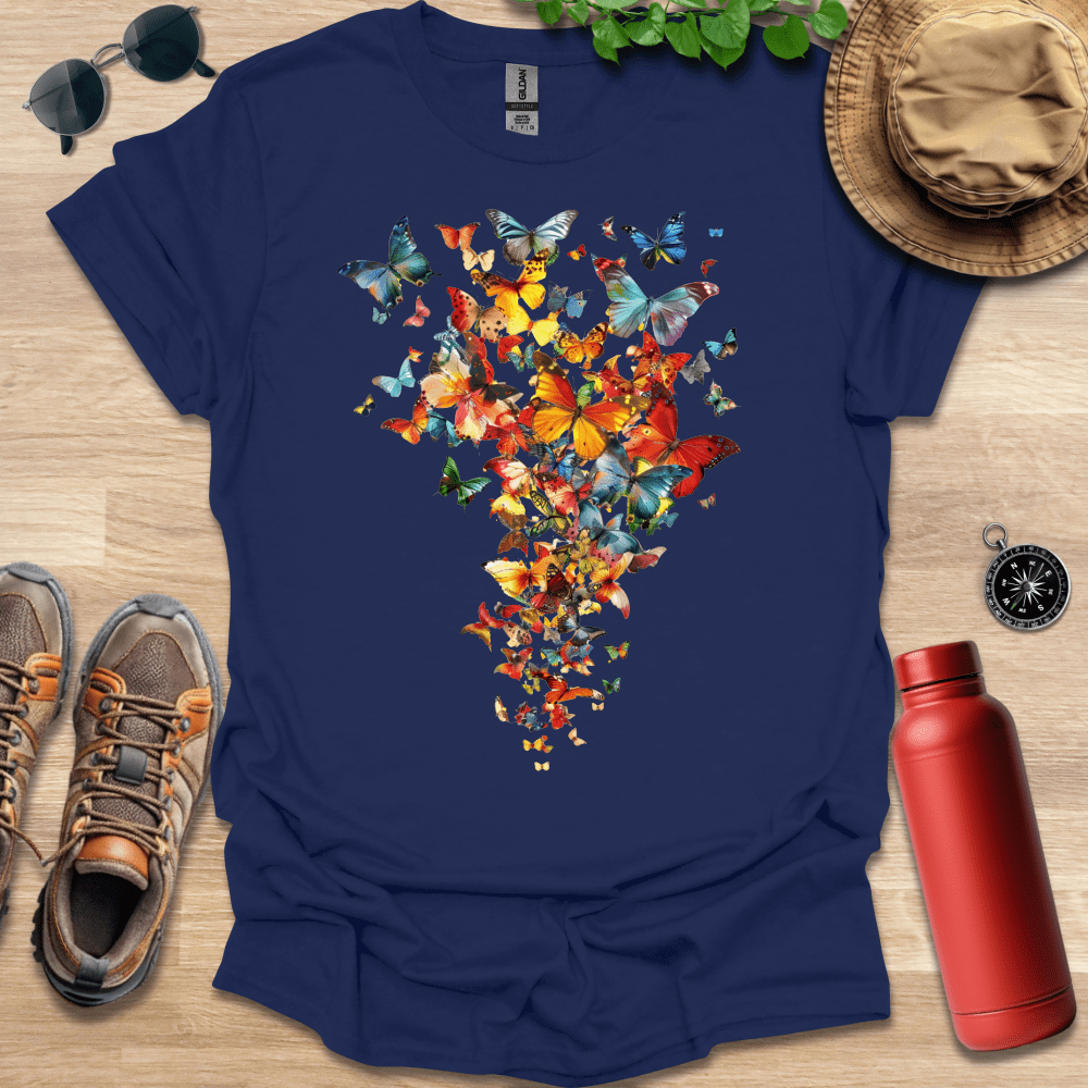 Butterfly Color Burst T-Shirt