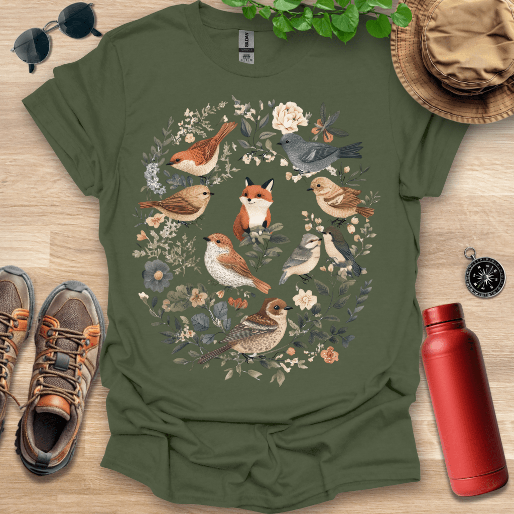 Floral Forest Friends T-Shirt