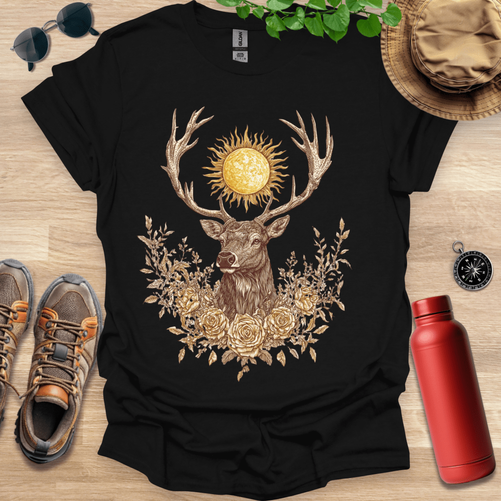 Gilded Sun Stag T-Shirt