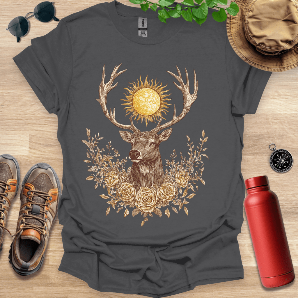 Gilded Sun Stag T-Shirt