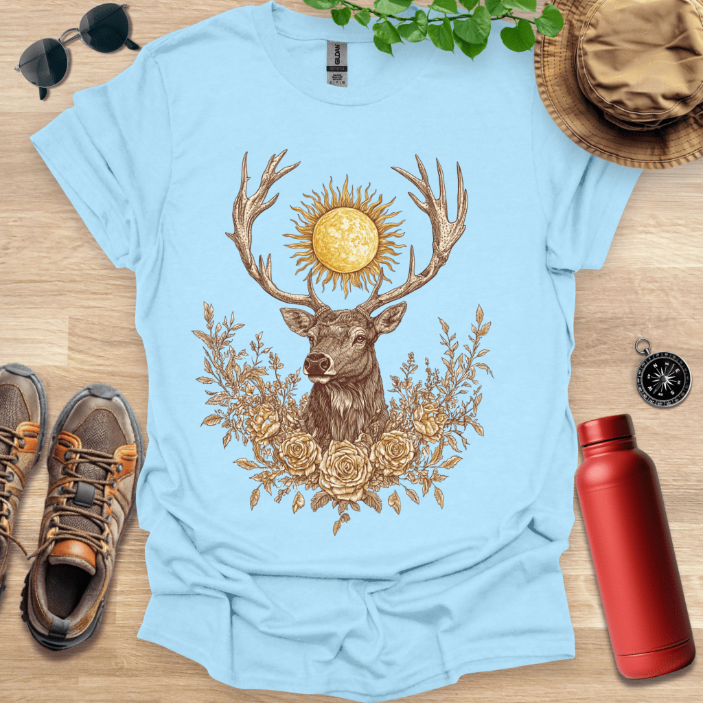 Gilded Sun Stag T-Shirt