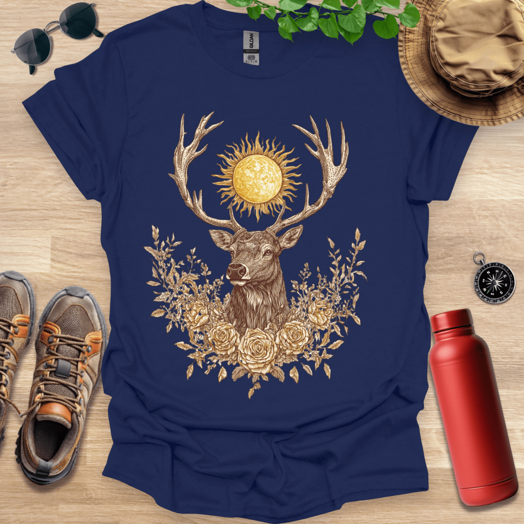 Gilded Sun Stag T-Shirt