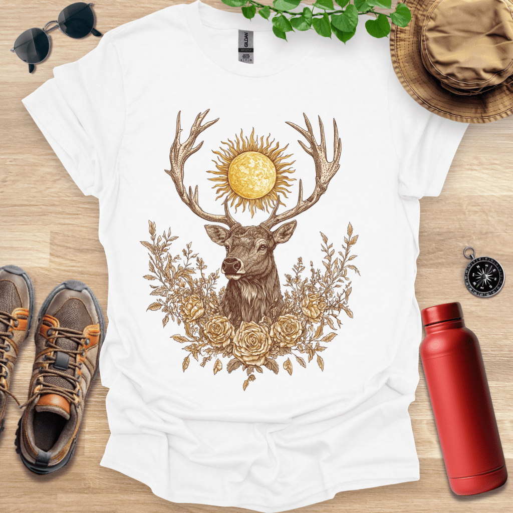 Gilded Sun Stag T-Shirt