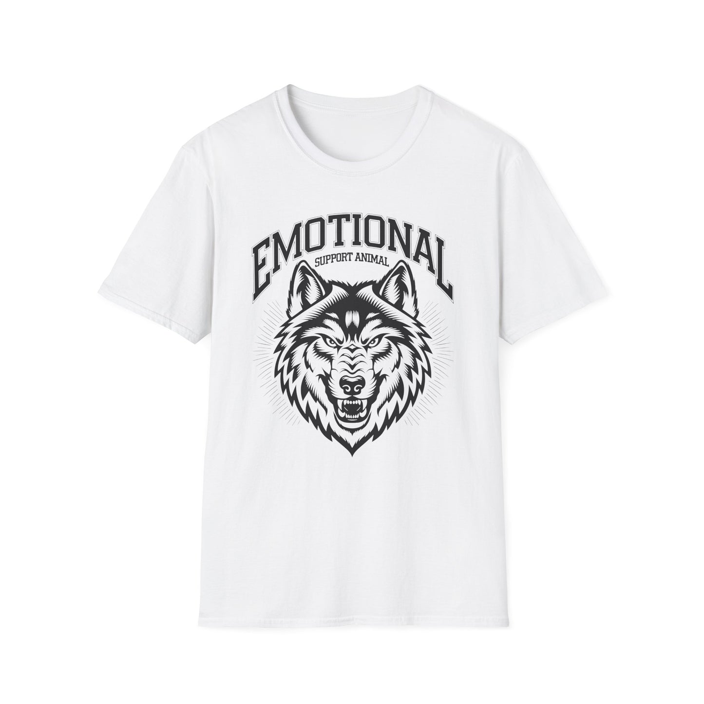 Emotional Support Wolf T-Shirt