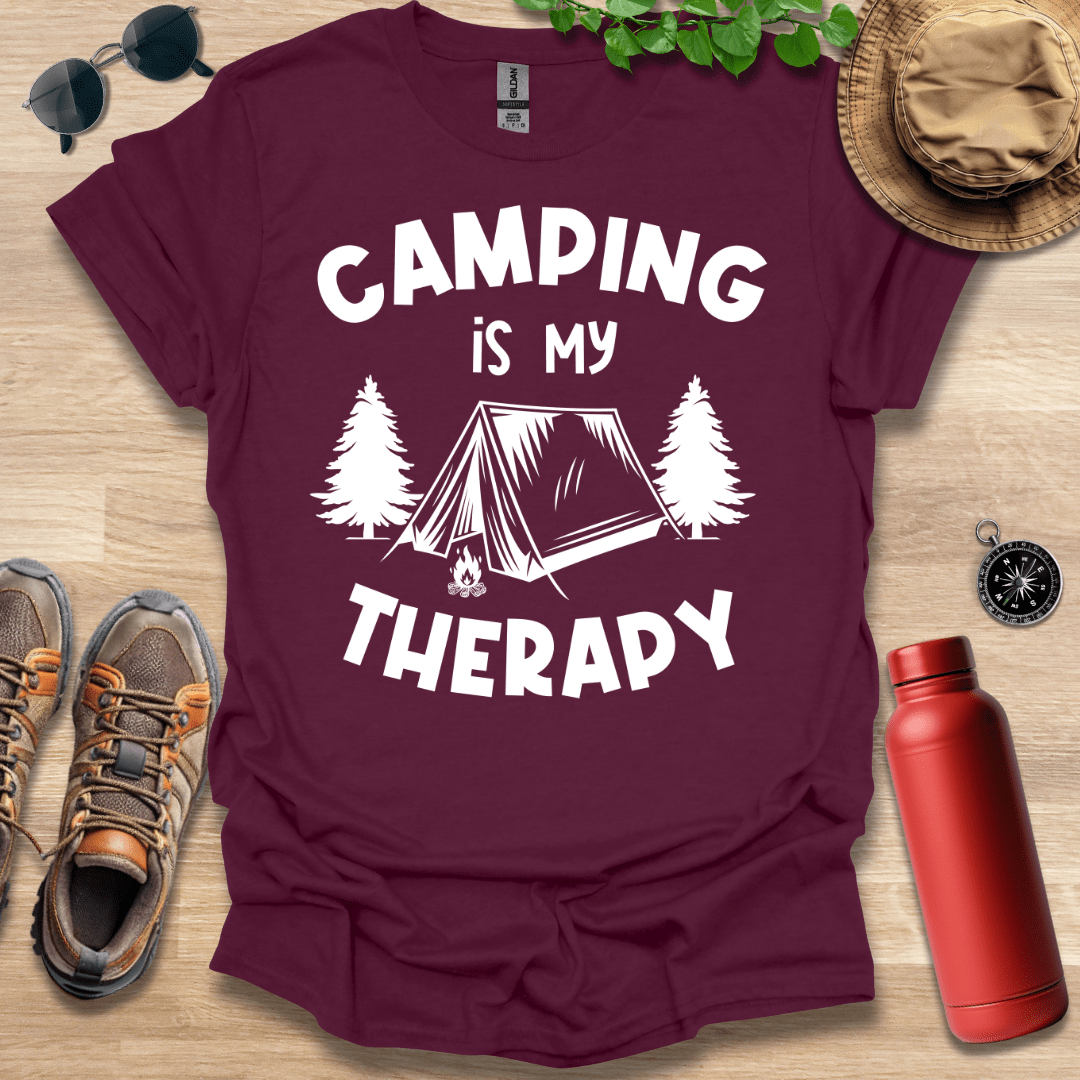 Camping Is My Therapy T-Shirt