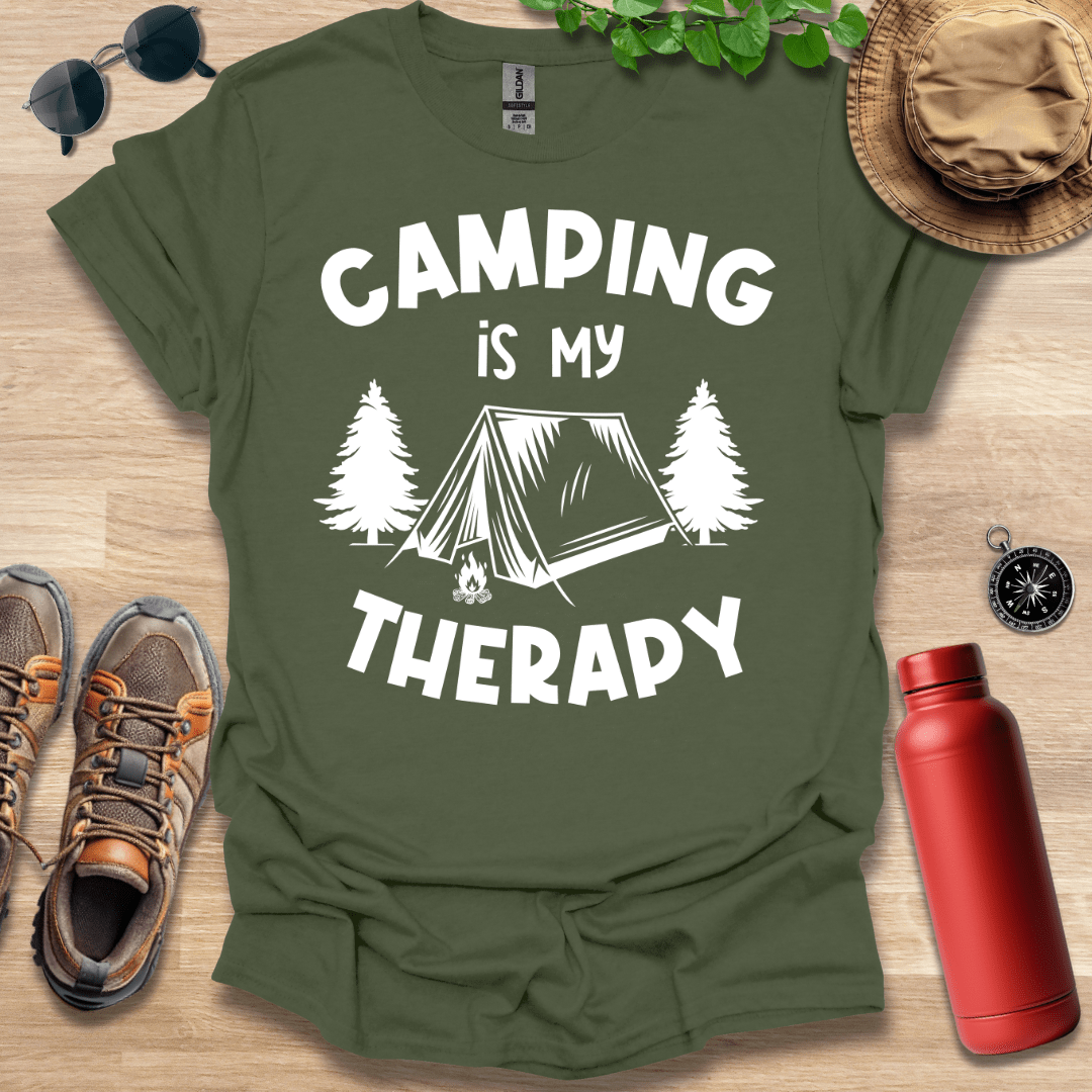 Camping Is My Therapy T-Shirt