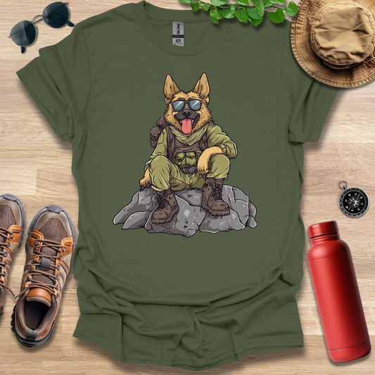 German Shepherd Trekker T-Shirt