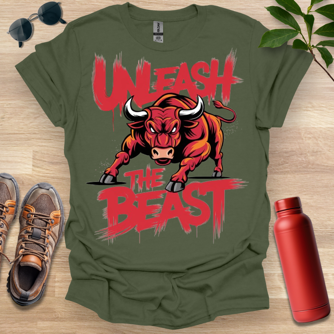 Unleash the Beast Bull T-Shirt