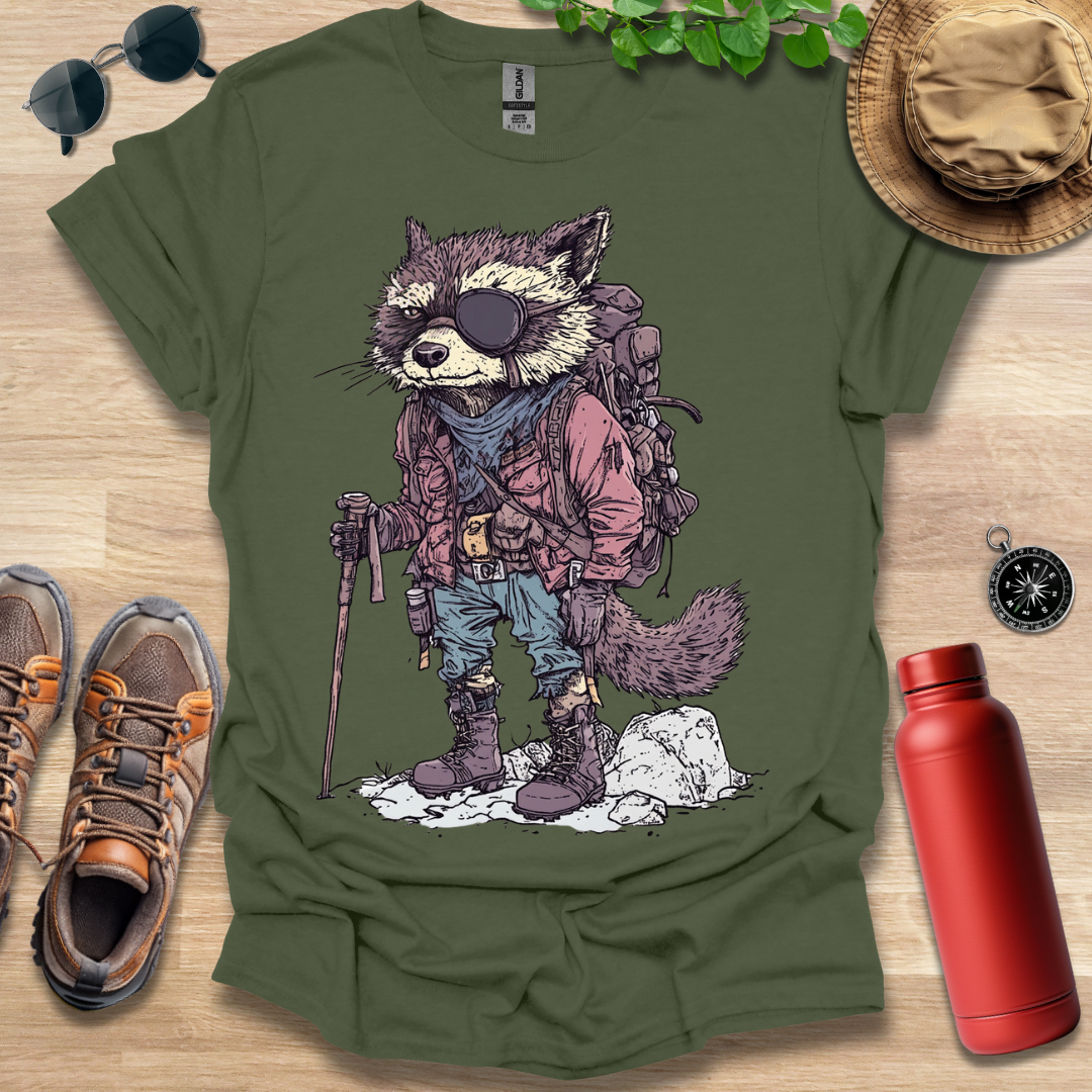 Rugged Raccoon Trekker T-Shirt