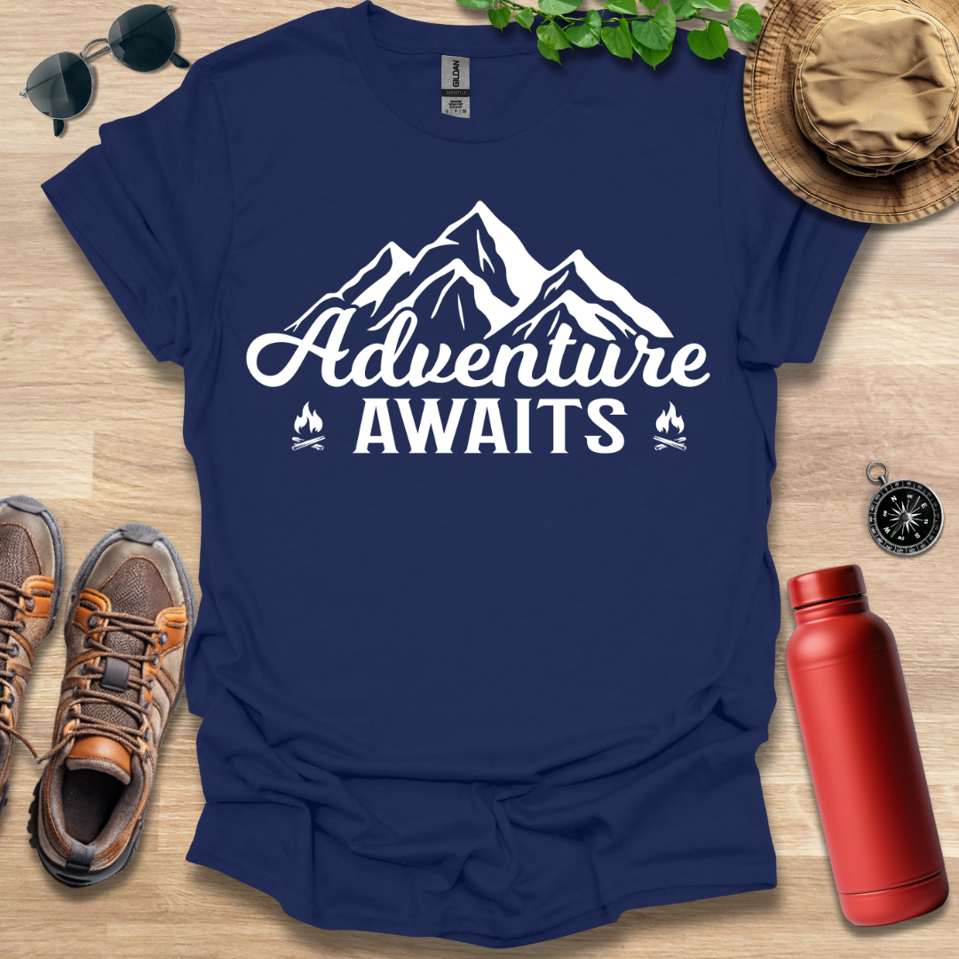 Adventure Awaits Simple T-Shirt