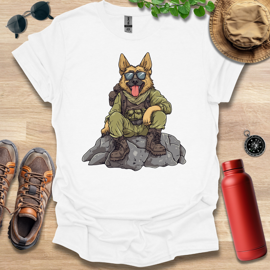 German Shepherd Trekker T-Shirt