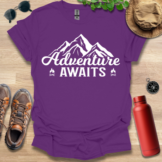 Adventure Awaits Simple T-Shirt