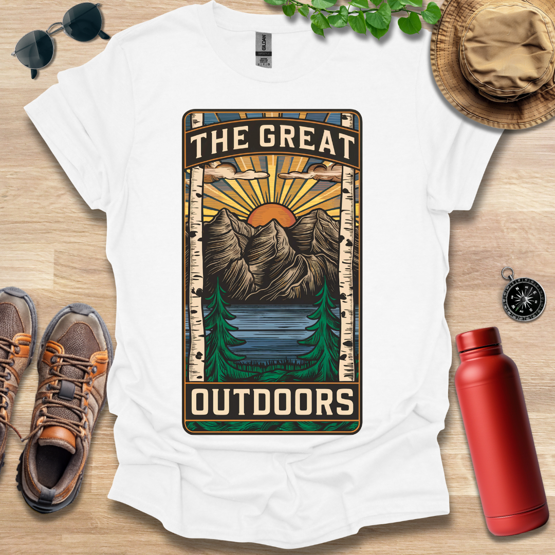 The Great Outdoors Badge T-Shirt