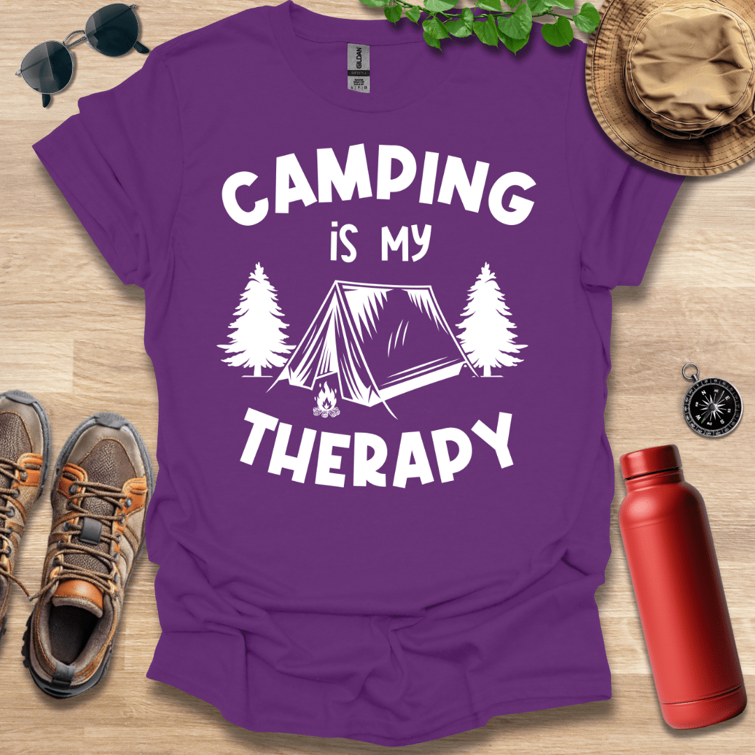 Camping Is My Therapy T-Shirt