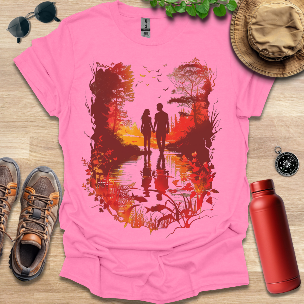 Autumn Reflection Walk T-Shirt