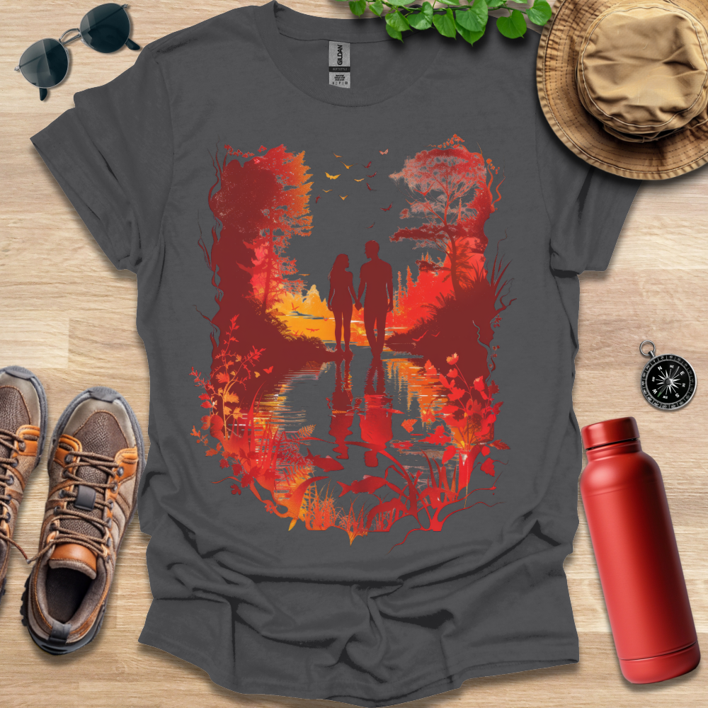 Autumn Reflection Walk T-Shirt