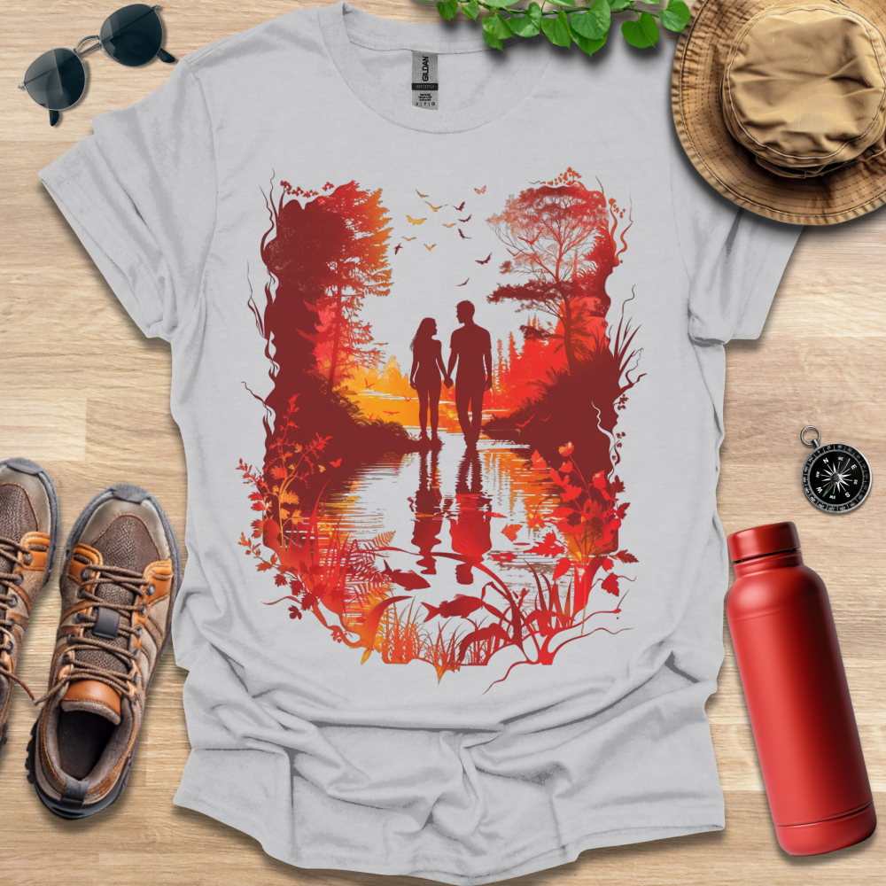 Autumn Reflection Walk T-Shirt