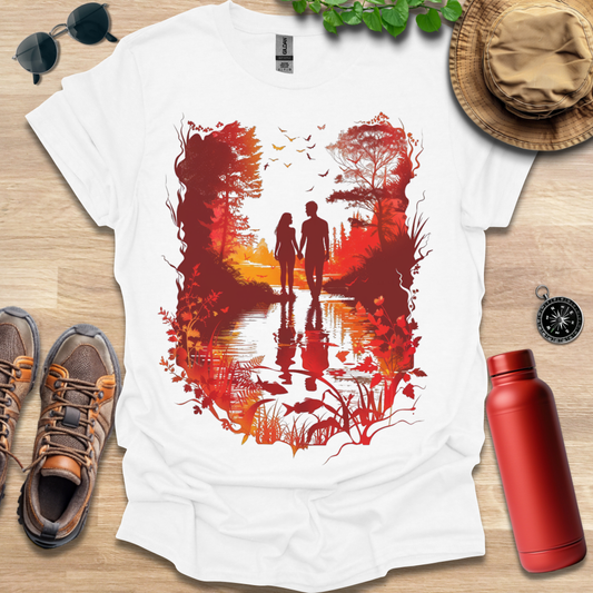 Autumn Reflection Walk T-Shirt