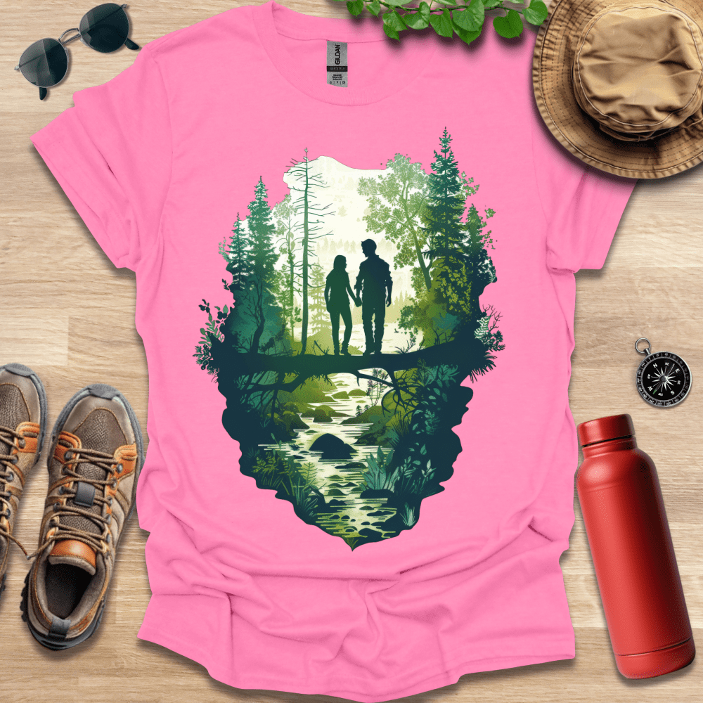 Serene Woodland Walk T-Shirt