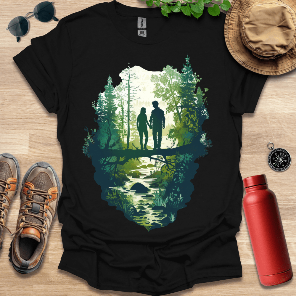 Serene Woodland Walk T-Shirt