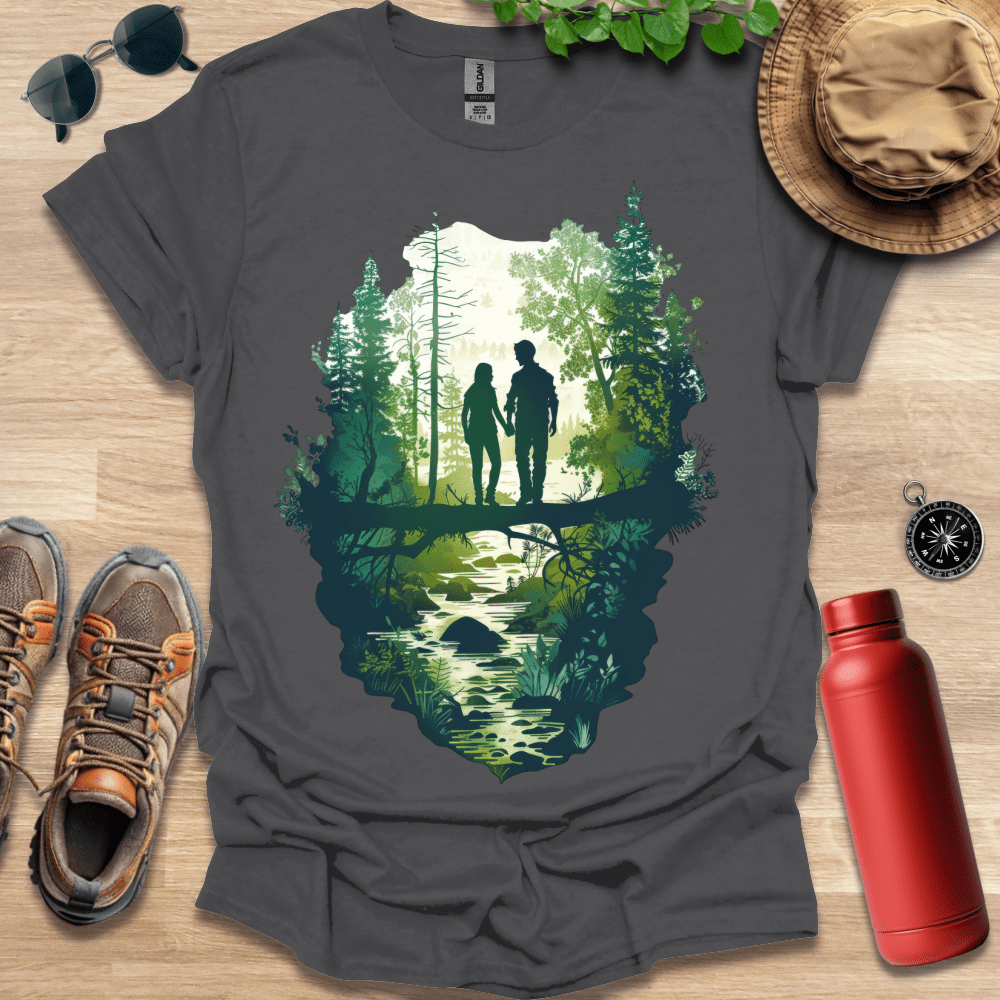 Serene Woodland Walk T-Shirt