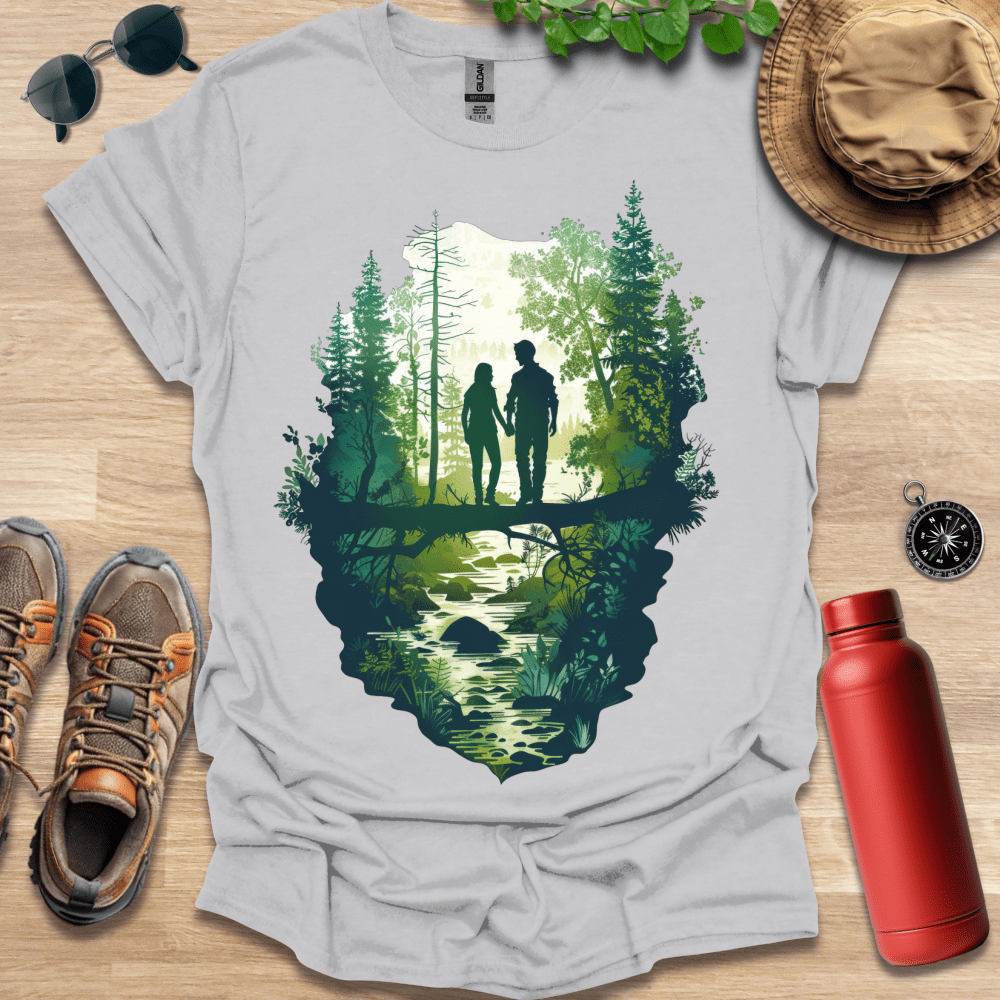 Serene Woodland Walk T-Shirt