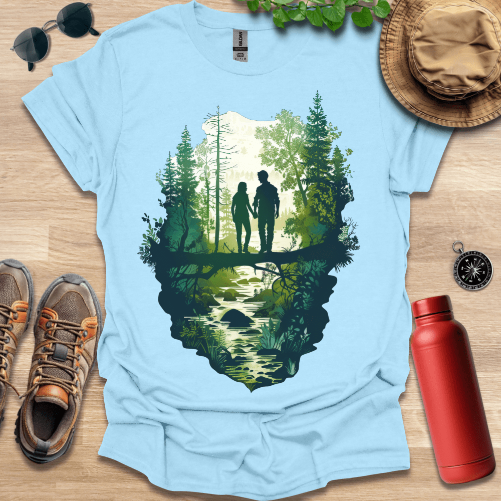 Serene Woodland Walk T-Shirt