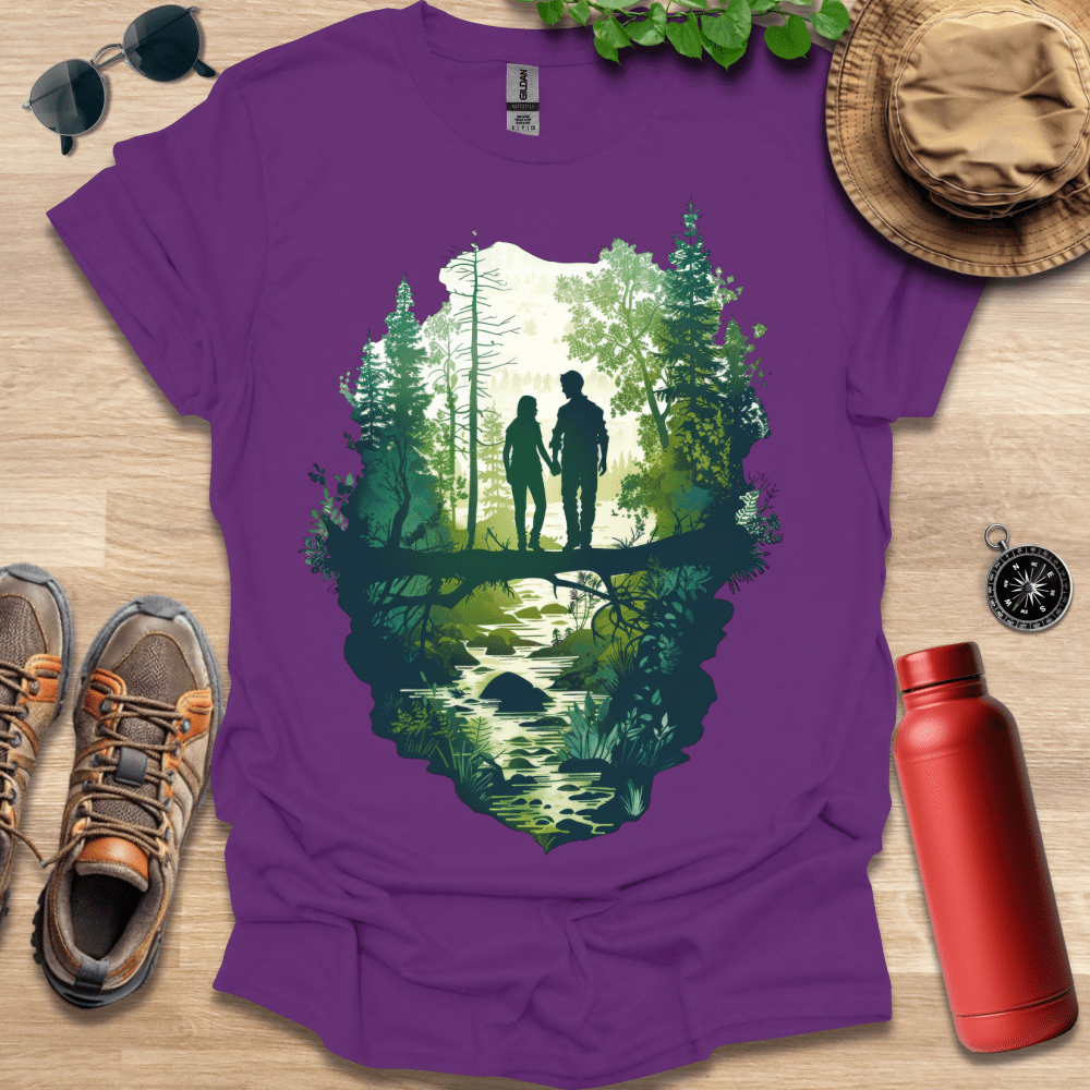 Serene Woodland Walk T-Shirt