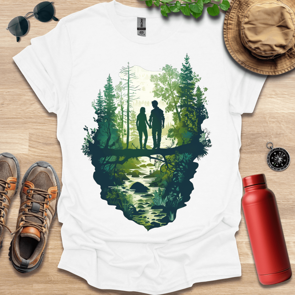 Serene Woodland Walk T-Shirt