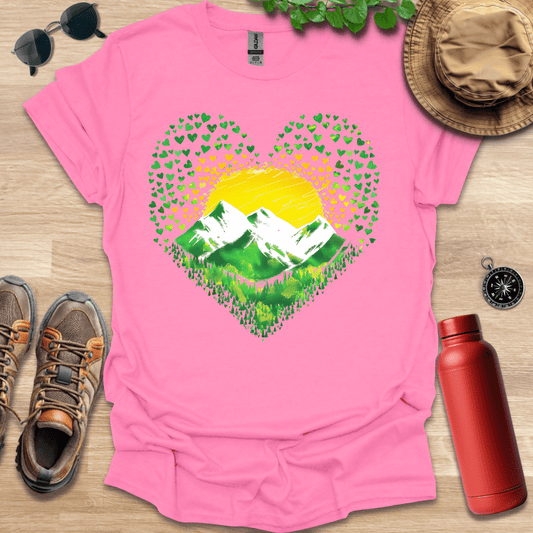 Green Heart Peaks T-Shirt