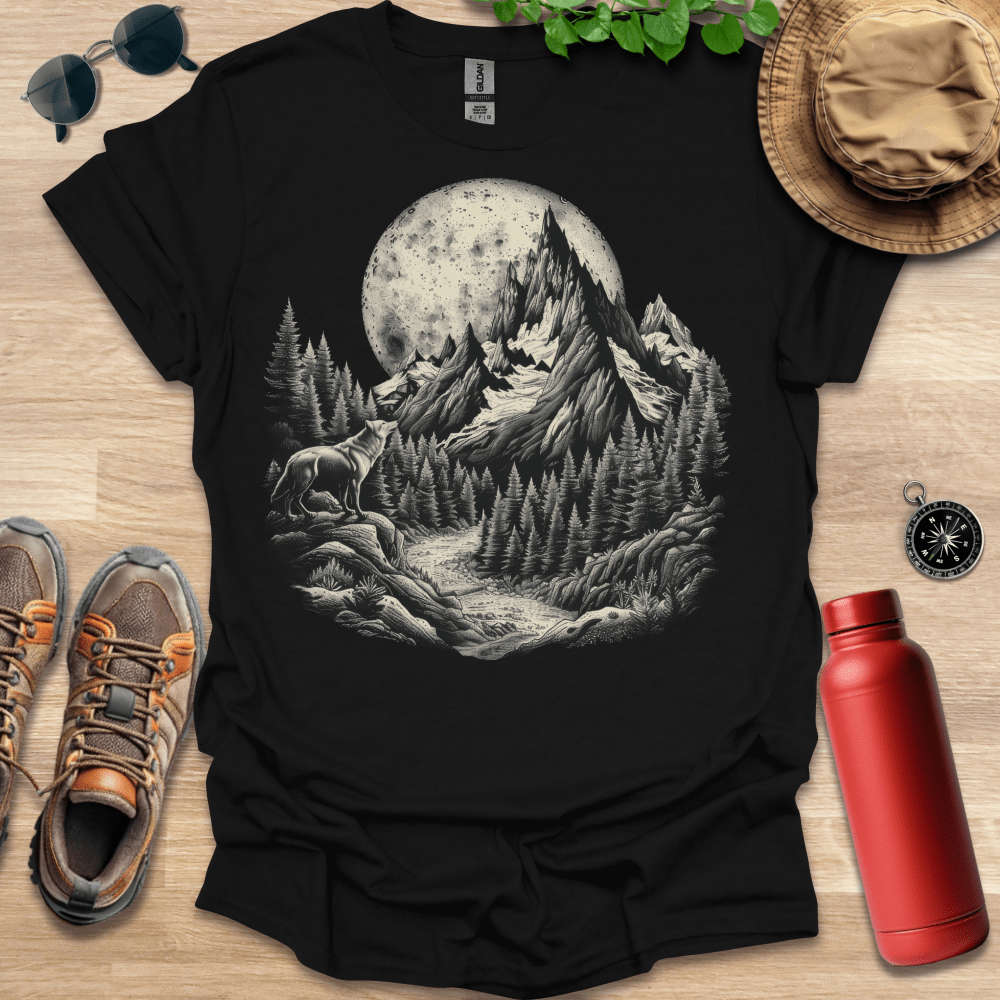 Nocturnal Wolf Peaks T-Shirt