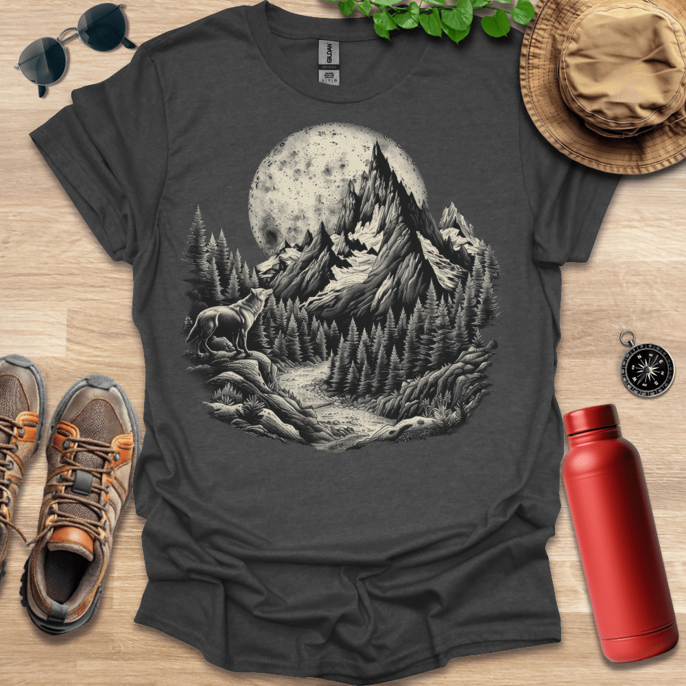 Nocturnal Wolf Peaks T-Shirt